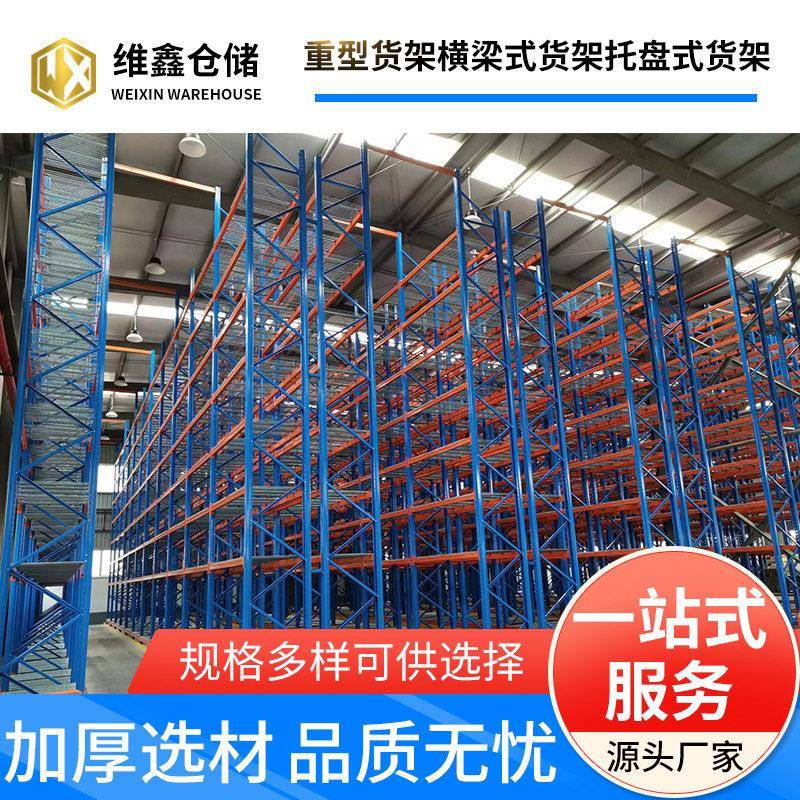 工厂立体五金库房多层位托盘仓储重型货架仓库加厚横梁式货架图片