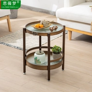 Bàn mạt chược bàn cà phê bàn ​​ghế sofa kiểu Trung Quốc mới bàn phụ cờ vua và phòng đánh bài giá để đồ bàn góc thẻ tách trà giá trà bàn trà mặt đá chân sắt