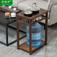 Đơn giản trà giá tủ trà gỗ nguyên khối bàn trà hiện đại đa chức năng ấm trà ấm đun nước tích hợp hộ gia đình bàn trà nhỏ bàn trà bàn trà chanh