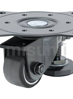 CMAF CMAS CMASS50 65 75-F 带调整块脚轮 中载型 替代米思米