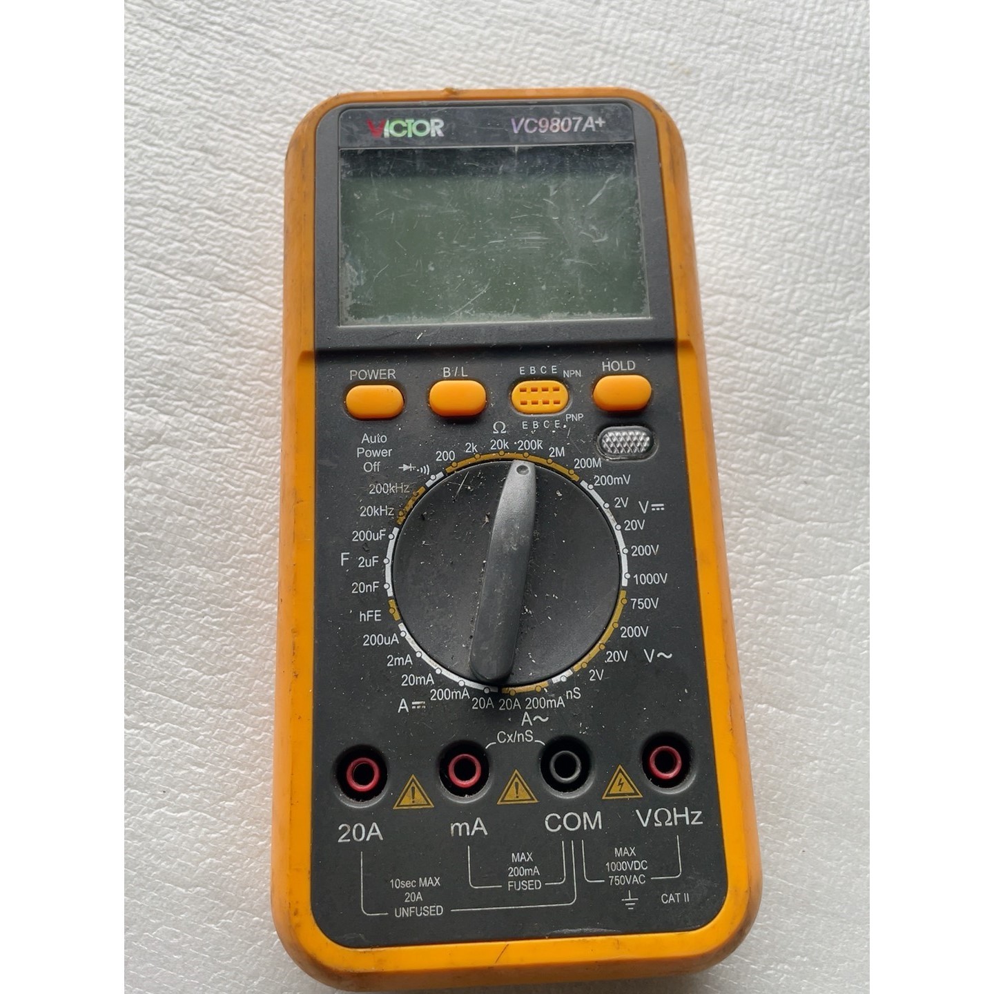 胜力数字万用表,VC9807A+议价产品