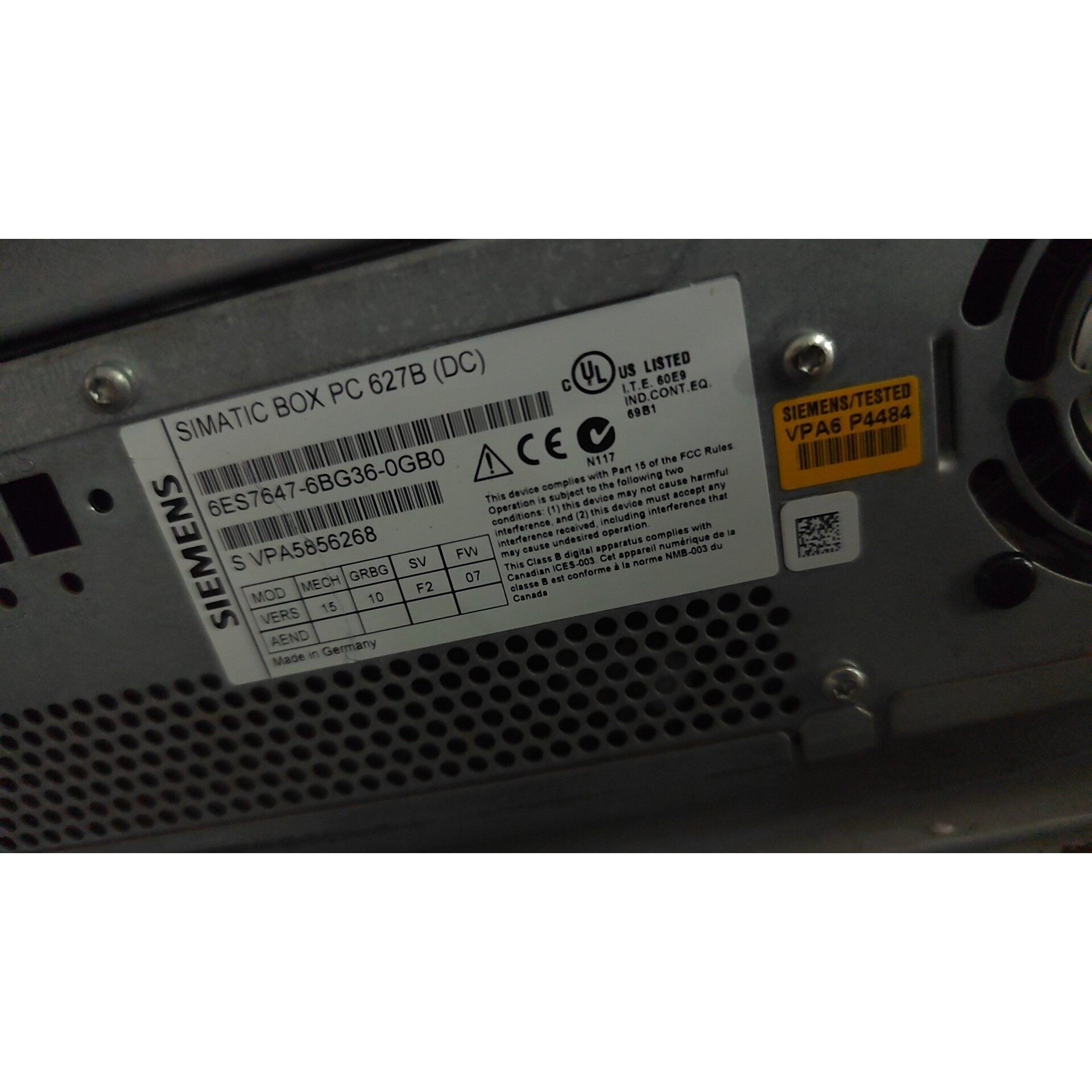 工控机 BOX PC 627B,型号6E议价产品