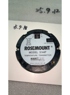 罗斯蒙特3144P温度变送器模块,型号03144-1133-议价产品