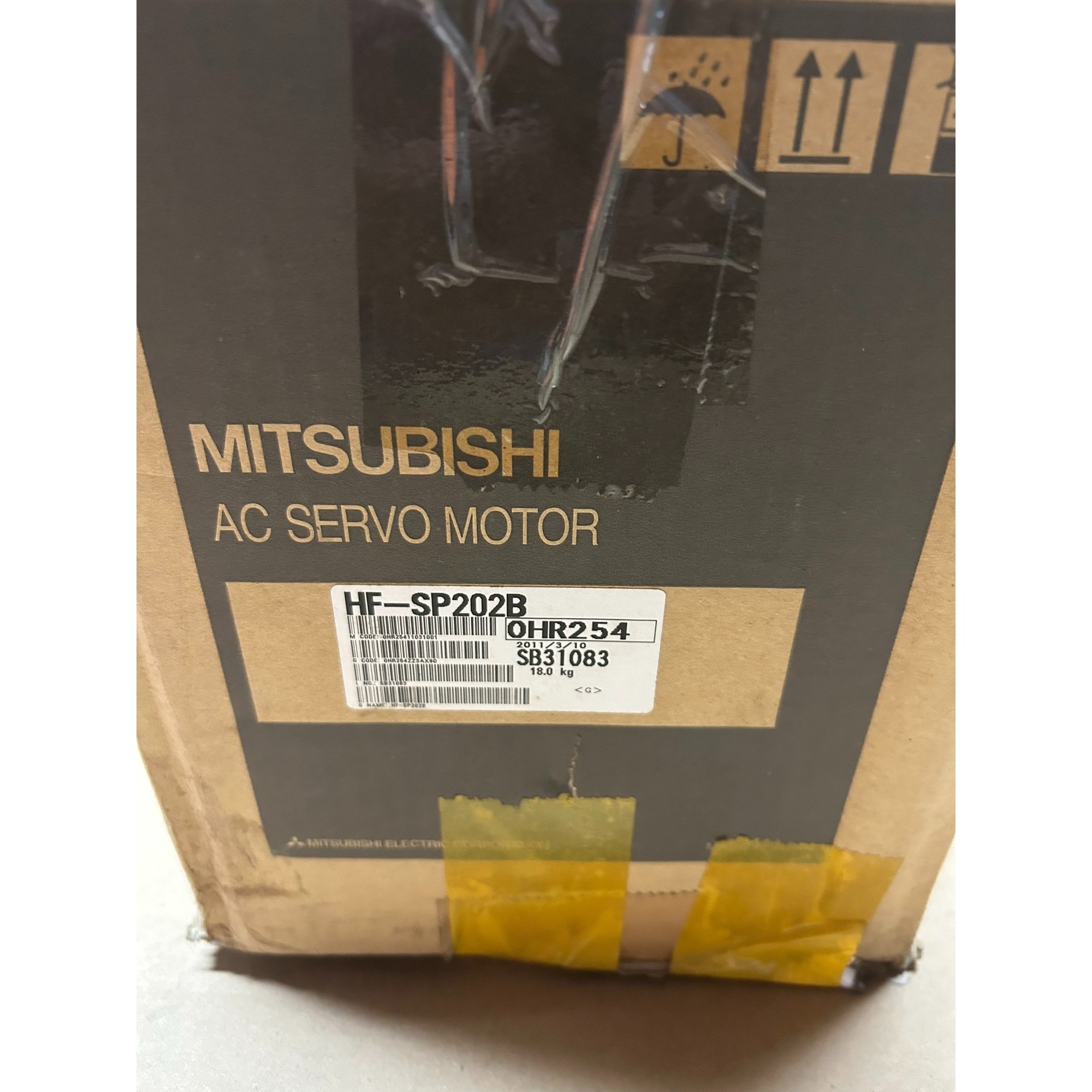 伺服电机HF-SP202B,全新原装,实物图片,带原装包议价产品