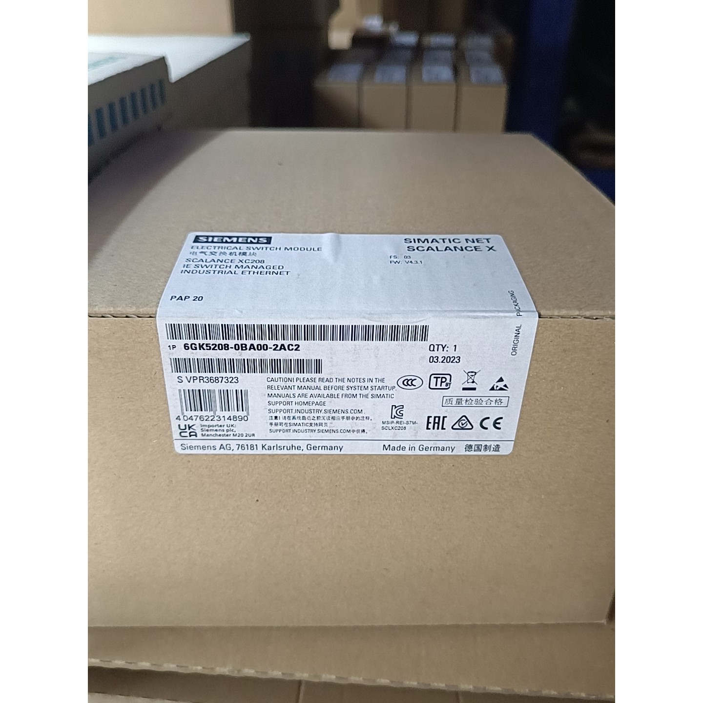 6GK5208-0BA00-2AC2 SIMATIC NET议价产品