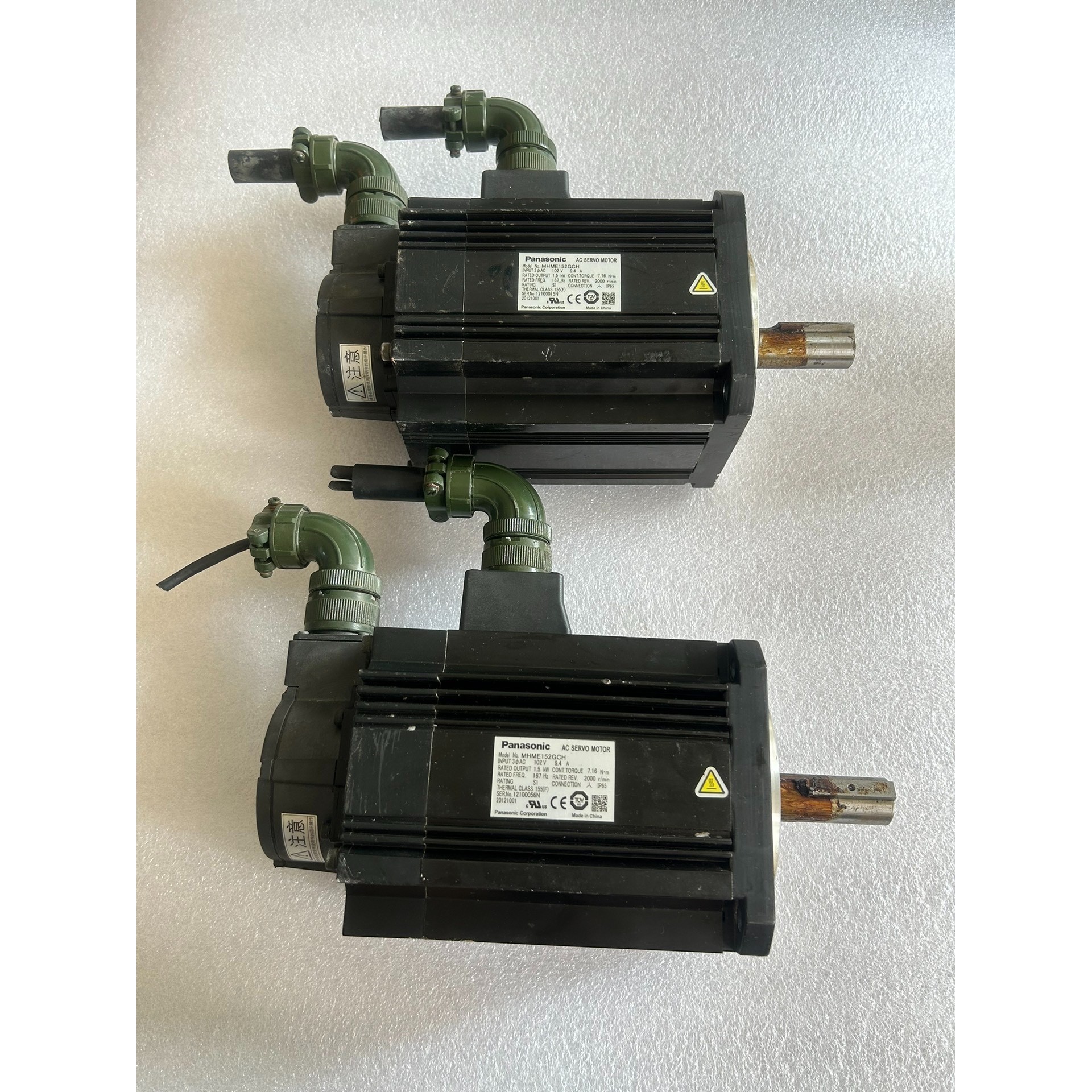伺服电机MHME152GCH 1.5KW实物拍摄2台,功议价产品