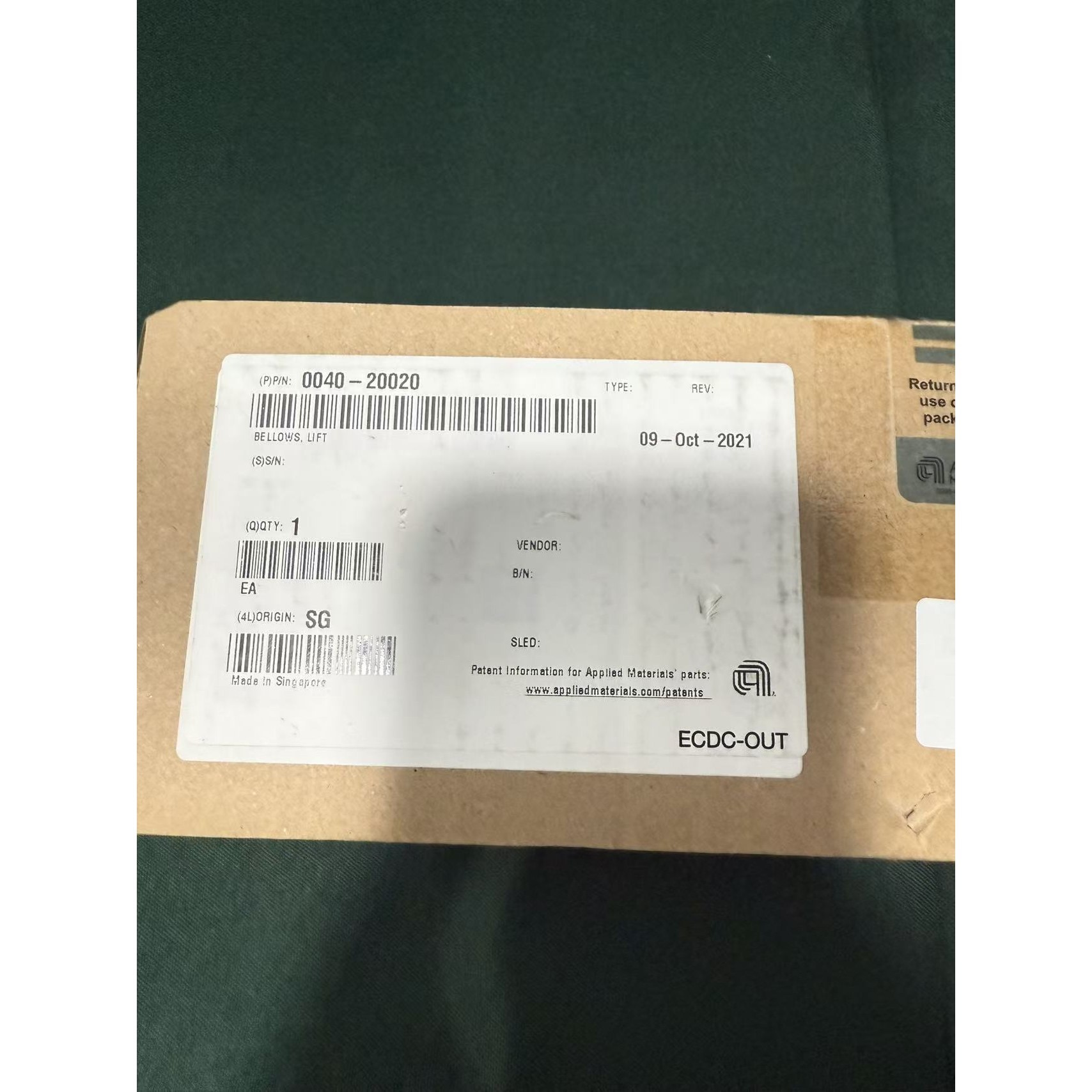 AMAT 0040-20020 WAFER ORIENT B议价产品