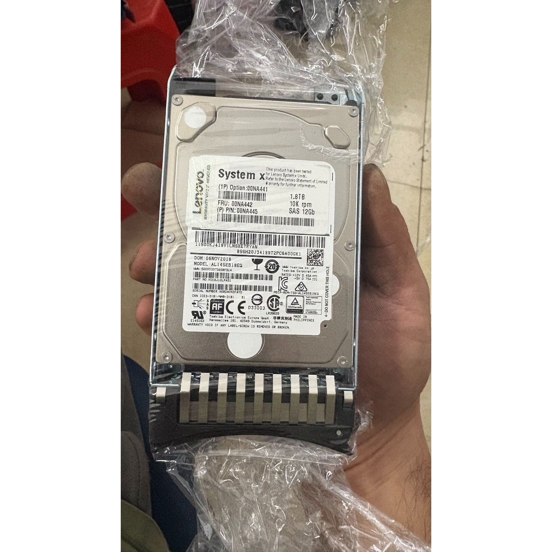 原装拆机00NA441 00NA442 1.8议价产品