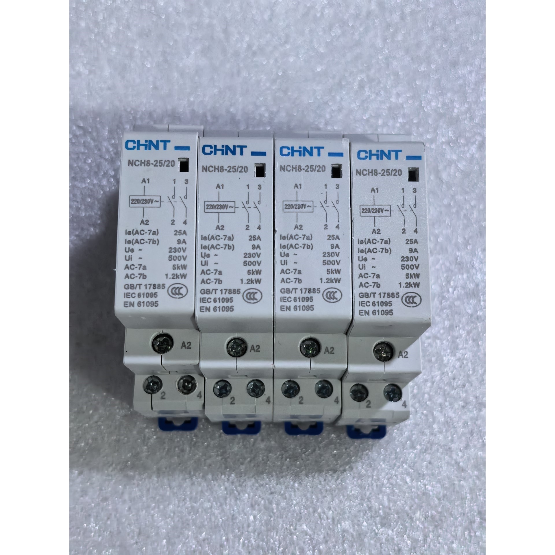 交流接触器NCH8-25/20,220V,25A,2常开议价产品