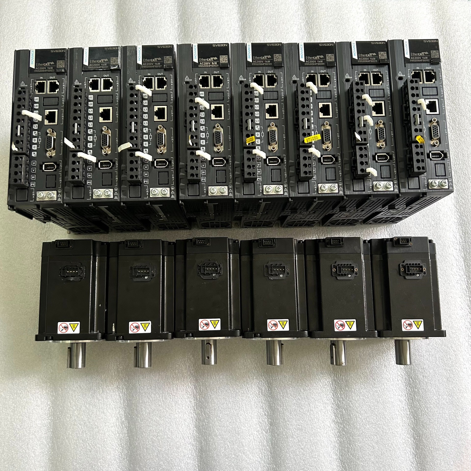 1.0KW汇川630NS伺服驱动器+电机套装,议价产品