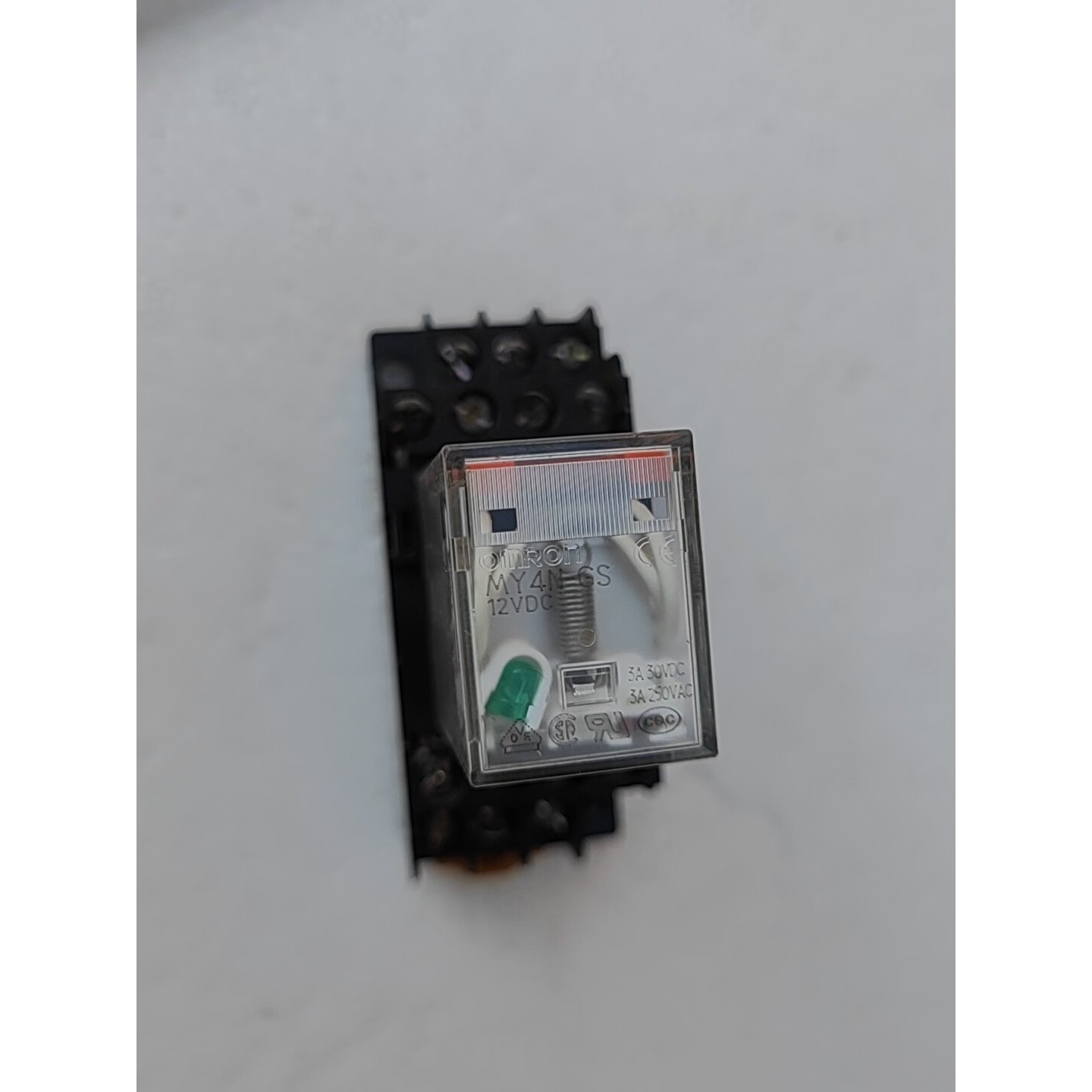 中间继电器,型号MY4N-GS,24VDC,14脚带底议价产品