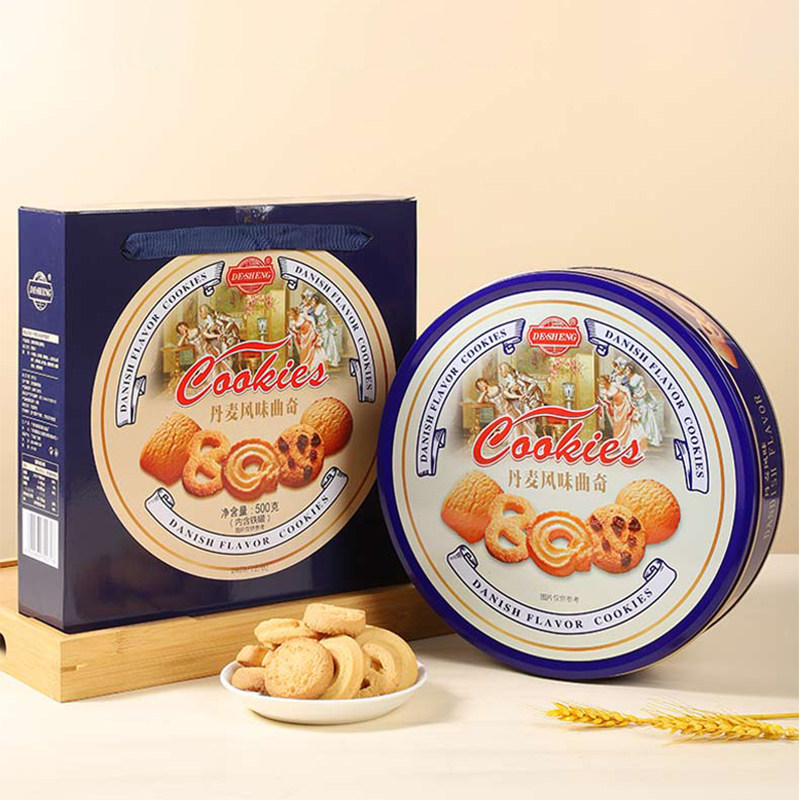 丹麦风味曲奇礼盒奶香味饼干年货春节送礼铁罐礼盒装网红爆款零食,零食/坚果/特产,曲奇饼干,淘宝优惠券,粉丝福利购,淘宝优惠卷