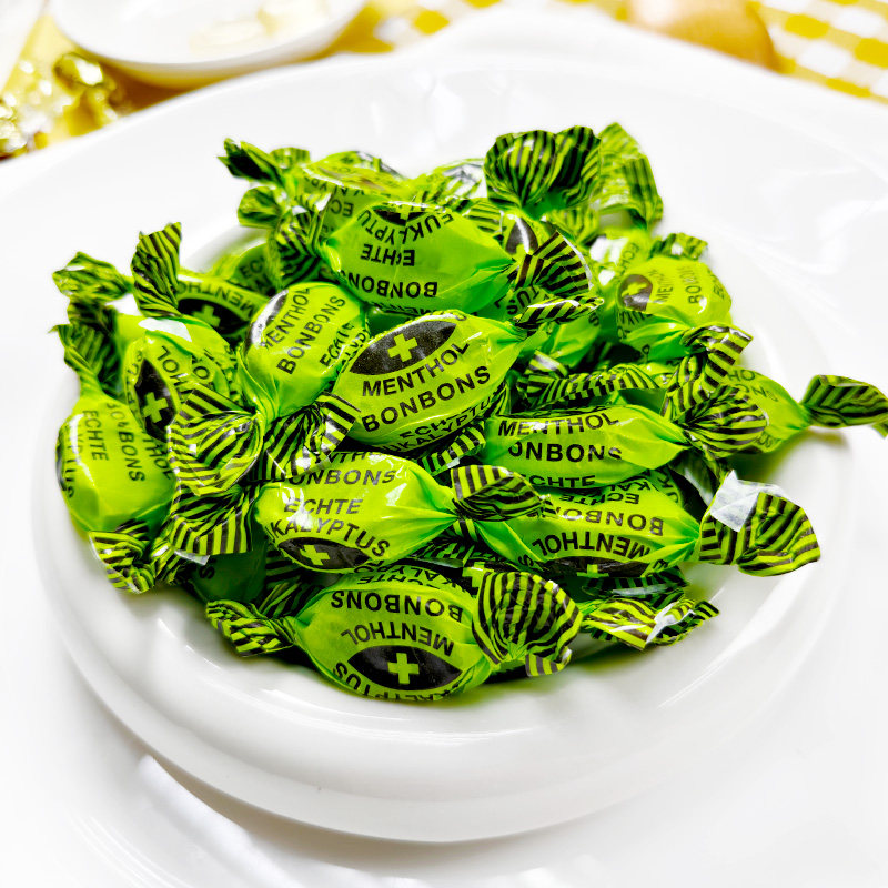 德国进口欧卡桉树草本薄荷糖舒缓喉咙清新口气醒神防困开车