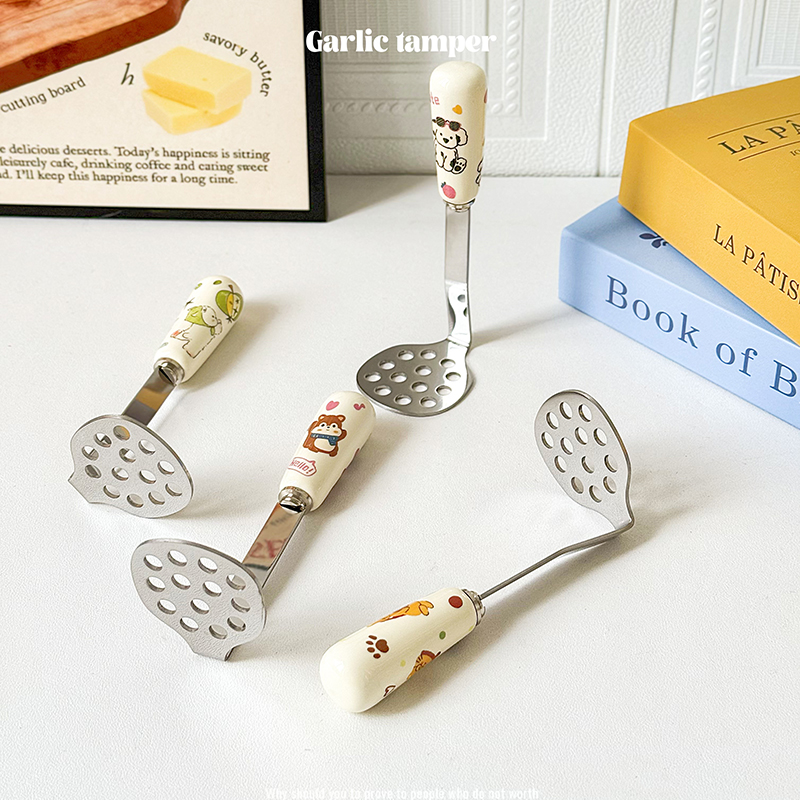 食品级304不锈钢 圆润陶瓷手柄