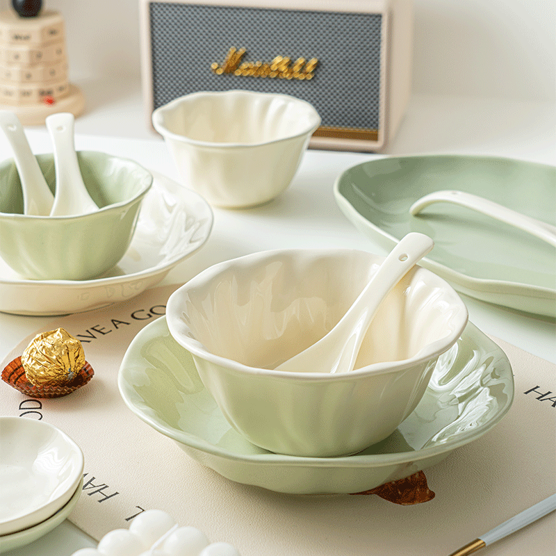 维马仕陶瓷小清新奶油风餐具碗盘
