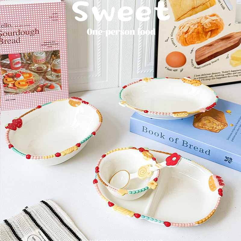 匠人手绘工艺  高温釉下彩 可微波炉烤箱洗