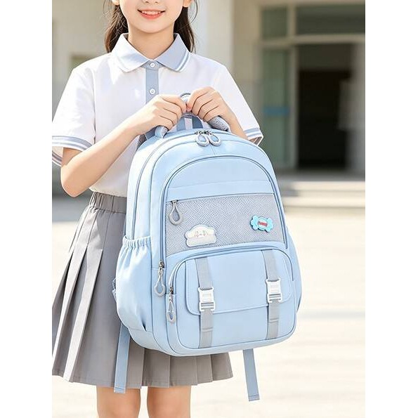 品牌新款清爽浅蓝低饱和系列书包高颜值小学生开学季1-3年级双肩