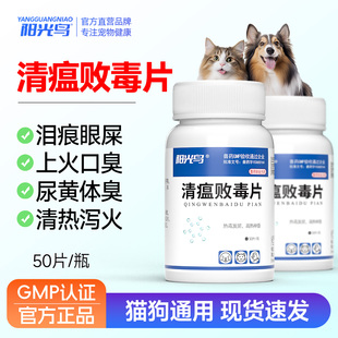 宠物猫咪狗狗除口臭口炎眼睛上火去眼屎泪痕口腔溃疡清热解毒下火