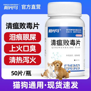 宠物猫咪狗狗除口臭口炎眼睛上火去眼屎泪痕口腔溃疡清热解毒下火