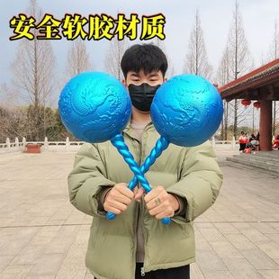 哪吒闹海周边敖丙盘龙冰锤敖光龙牙刀大号红樱火尖枪玩具男孩兵器