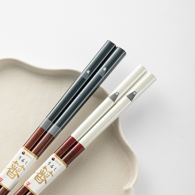 石田ISHIDA家用实木对筷尖头公筷