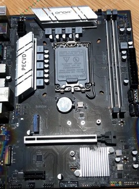 议价昂达h610主板带挡板，开机debug灯常亮无法亮机，会维修