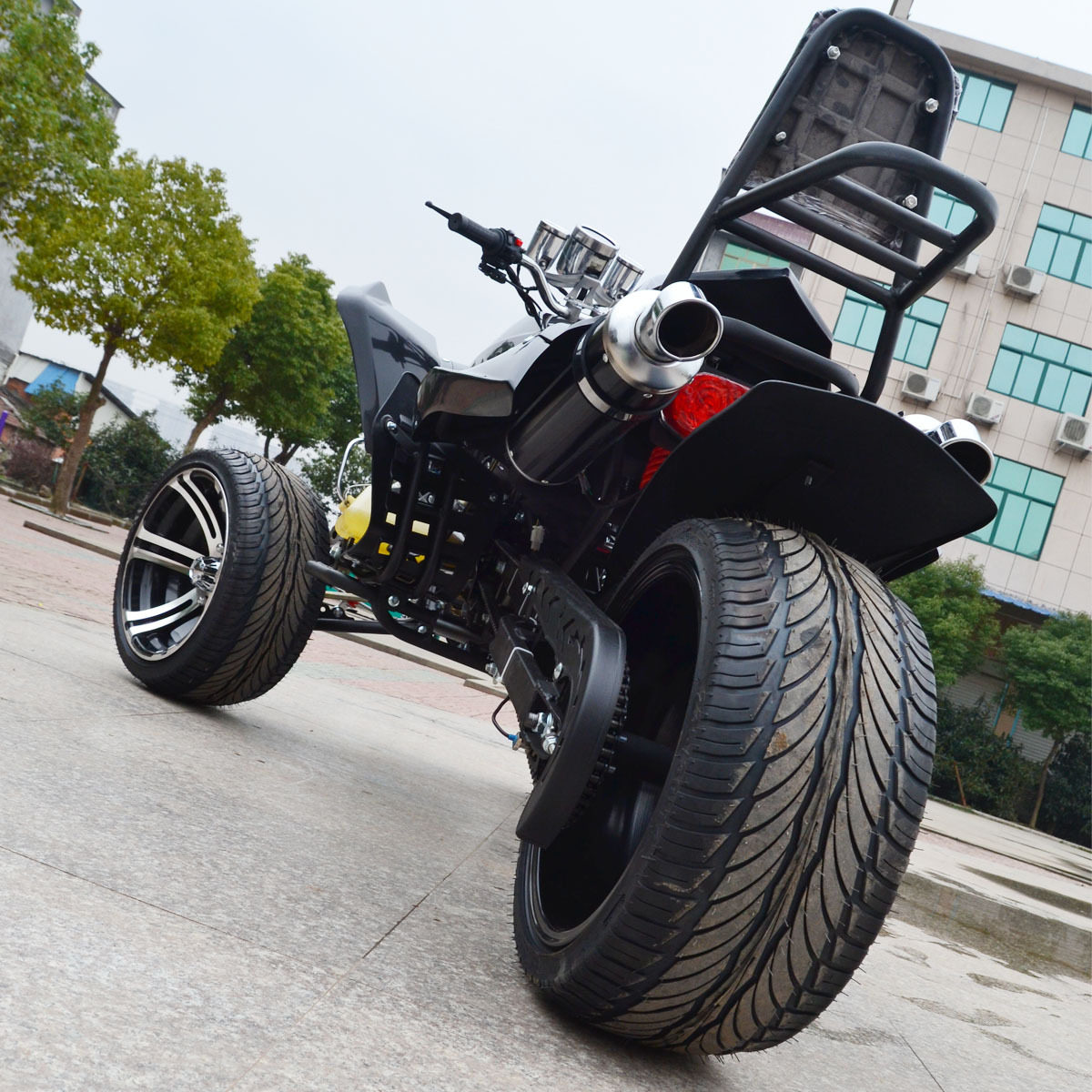 特无极变速gy6王野150cc14寸公路胎碟刹大川骑沙滩车倒三轮摩托车