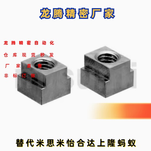 T型螺帽NTS3 4 5 6 8 10 12 14 16 18 20 22 24 30 32 36碳钢 SUS