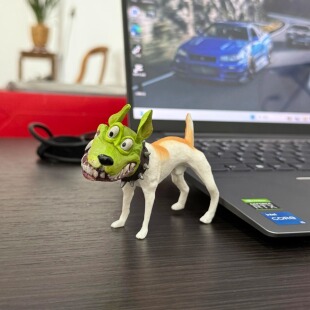 【上班手办】变相怪杰小狗工位摆件客厅装饰搞怪解闷电影周边模玩