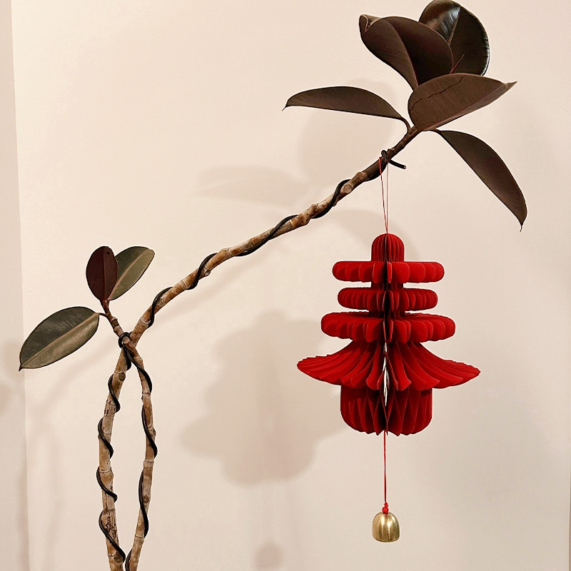 春字灯笼装饰品挂件绿植盆栽2026新款马年春节装扮氛围感场景布置