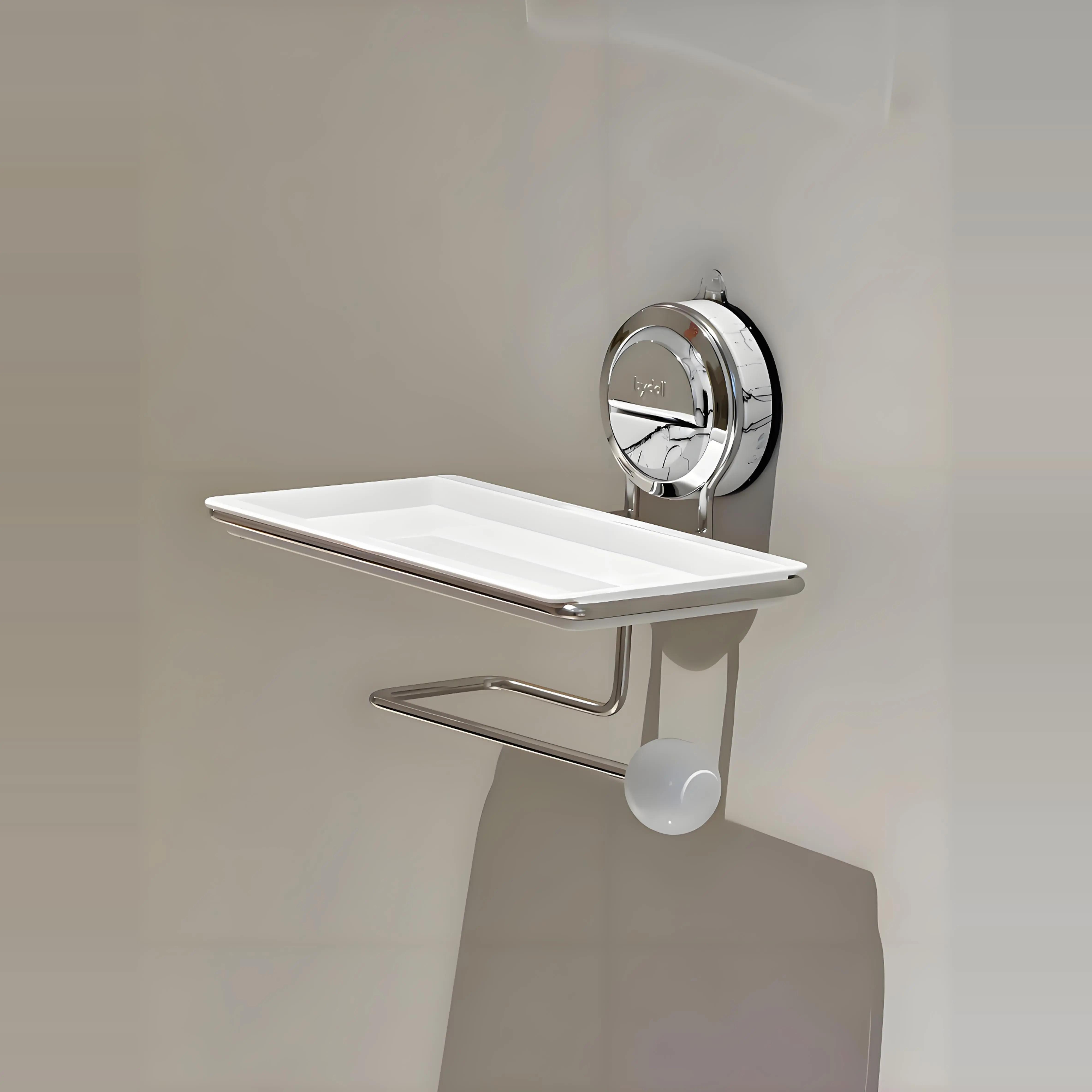 卷纸架纸巾架卫生纸置物架厕纸架吸盘壁挂式卫生间厕所免打孔高级