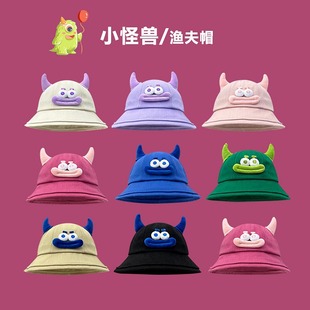 搞怪卡通青蛙渔夫帽男女学生亲子出游防晒太阳帽情侣大头围遮阳帽