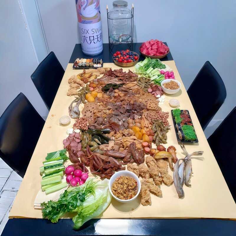 漂亮饭牛皮纸炸东西吸油纸食品