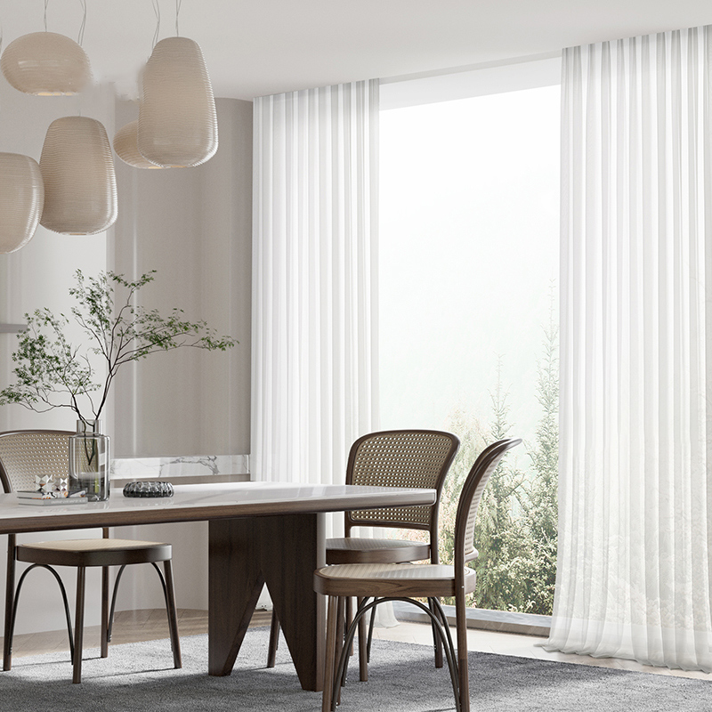 客厅白纱帘如鱼得水防风梦幻飘窗