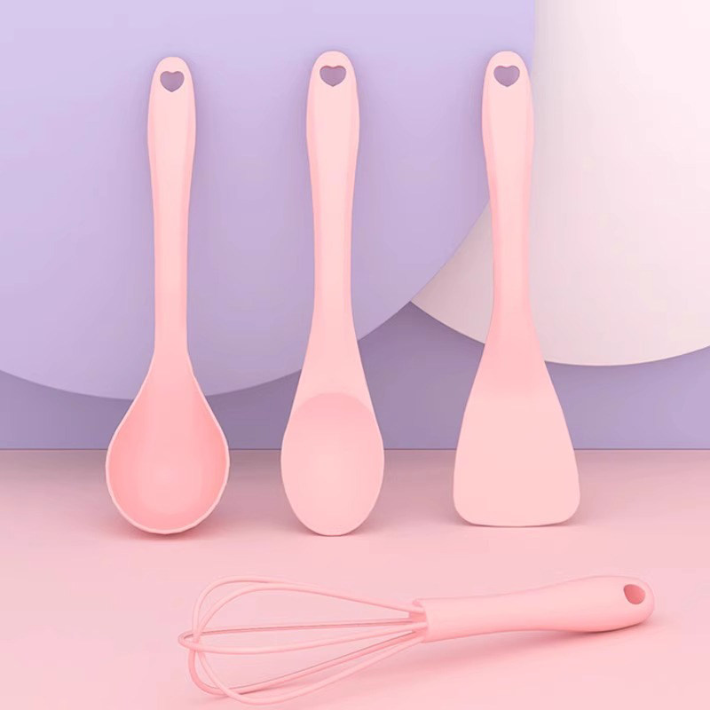 迷你硅胶锅铲宝宝辅食小号厨具家用食品级小锅不粘锅专用汤勺套装,厨房/烹饪用具,锅铲,淘宝优惠券,粉丝福利购,淘宝优惠卷
