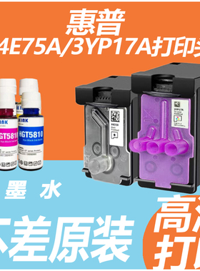 适用惠普HPX4E75A 3YP17A打印头墨盒 Tank 728 755 672 675 打印机连供打印头 喷头