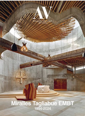【现货】AV Monographs 267 - Miralles Tagliabue EMBT 1994-2024 建筑设计杂志 | 老佛爷书店