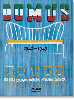 【现货】多莫斯设计1940–1949 domus 1940–1949 Taschen出版 多莫斯设计学院｜老佛爷书店