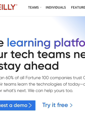 O'Reilly OReilly计算机编程最新海量电子书视频课图书馆永久账号