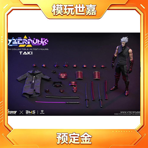 VTOYS 赛博朋克 武士 猩红破晓 WF会展版 可动人偶 手办