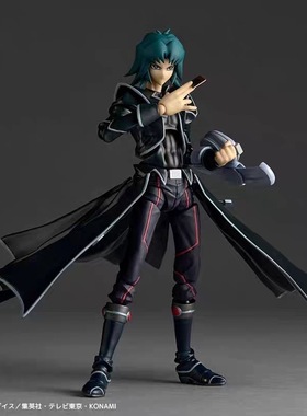 现货海洋堂转轮科技游戏王地狱凯撒亮可动手办模型