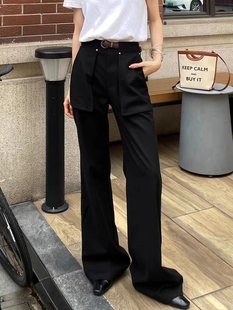 Ther.设计师品牌2023春秋时尚立体口袋工装西裤休闲裤长裤女现货