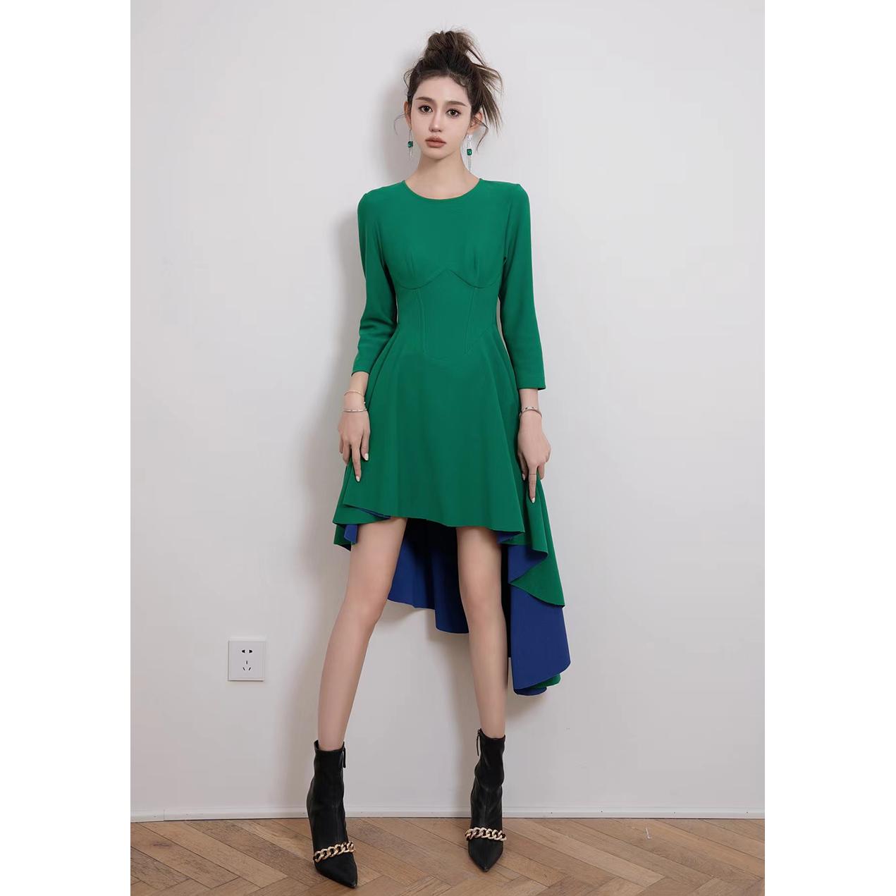 新品洋气大摆裙气质高贵御姐长裙