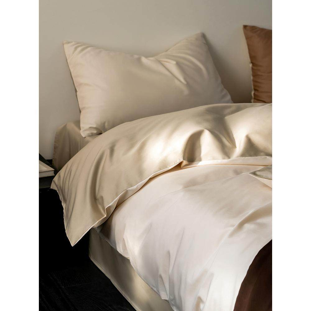 轻奢北欧100支长绒棉四件套贡缎全棉纯棉宿舍床单床笠床上被套1.8,3C数码配件,USB多功能数码宝,淘宝优惠券,粉丝福利购,淘宝优惠卷