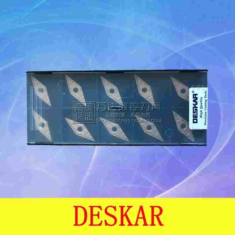 DESKAR戴斯卡数控刀片VNMG160404 VNMG160408-TM LF9011 加工钢件