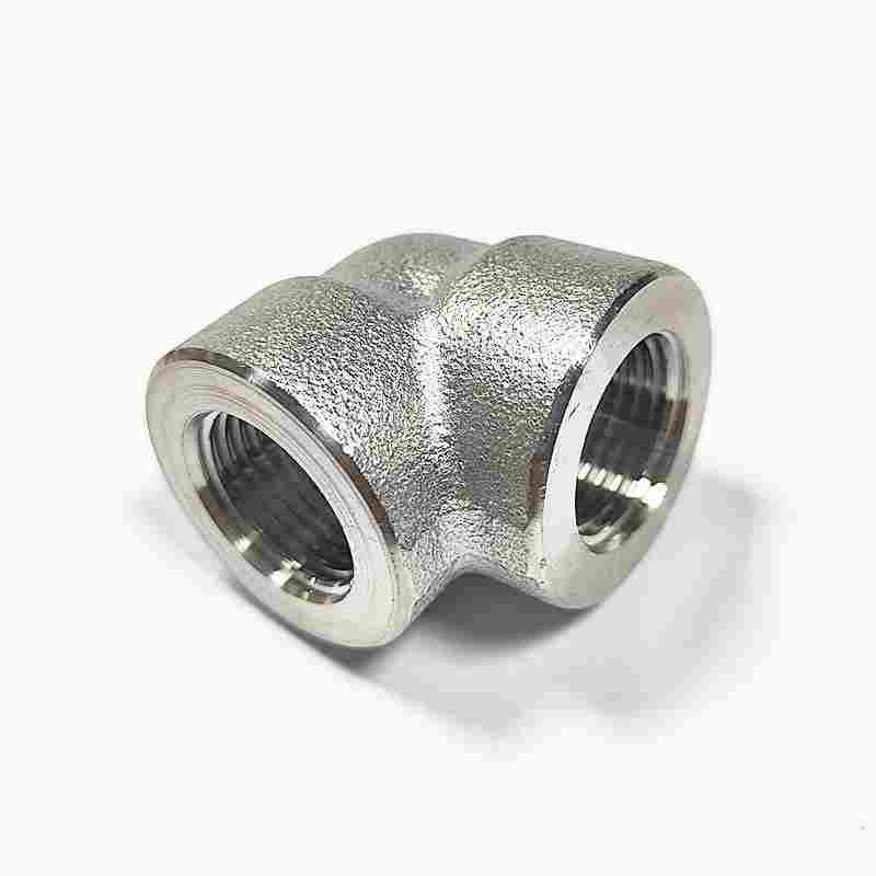 不锈钢304高压弯头内螺纹直角接头管道配件2000LB3000磅DN15 2025