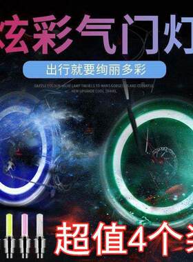 气嘴灯自行车灯风火轮气门灯车风火轮炫彩感应夜骑轮胎甩灯气嘴灯