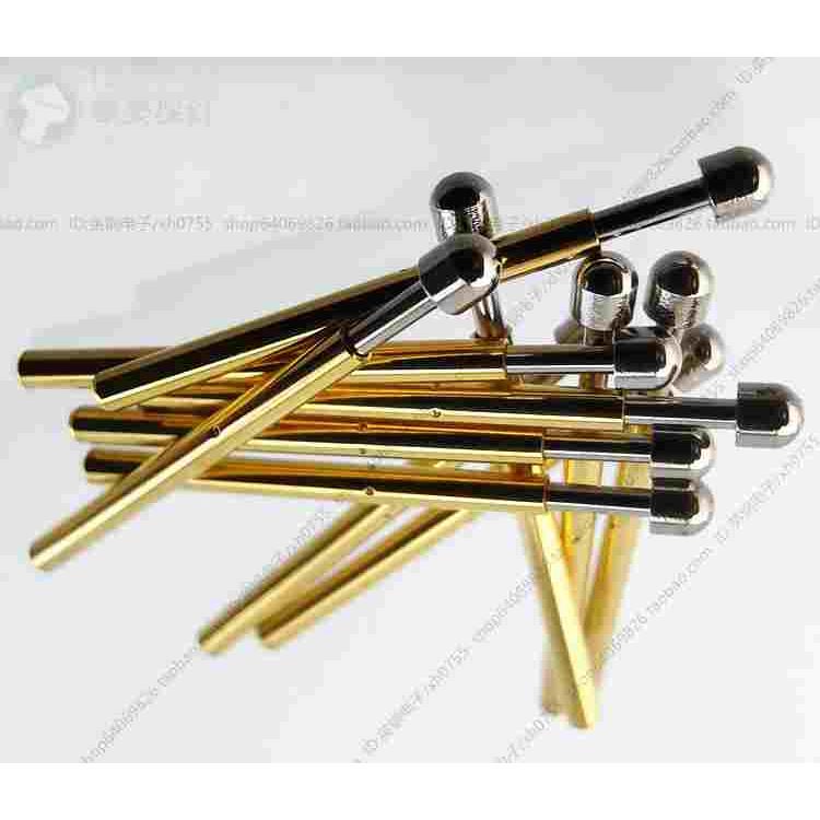 华荣1#探针 一号圆头测试针 P75-D3大头弹簧针 1.5球形头PCB顶针