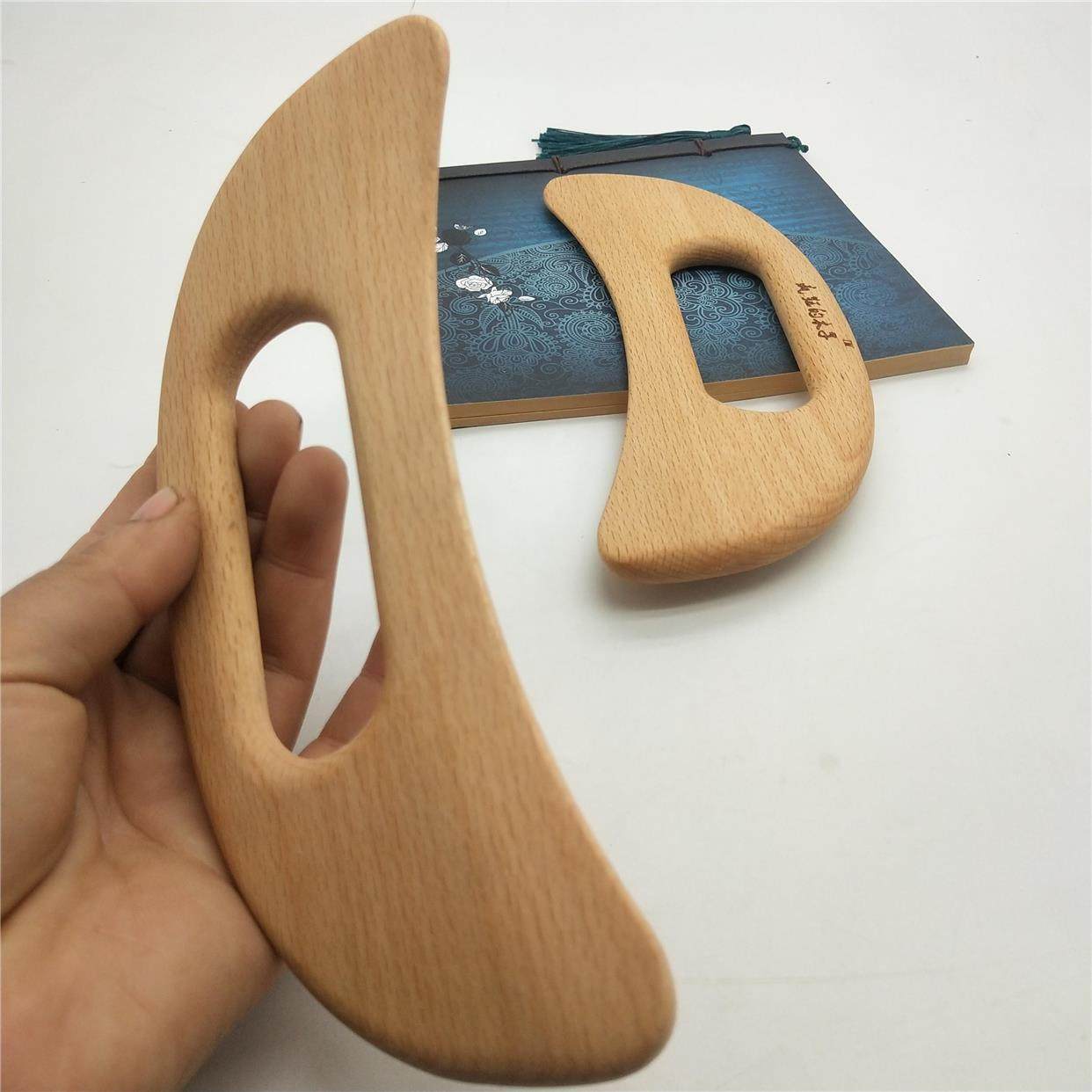 懒人刮痧板油家用女榉木擀筋棒美容院腿部背部养生棒经络全身通用