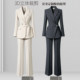 气质经理正装 女春秋时尚 西服OL通勤上班珠宝店工作服 套装 职业西装